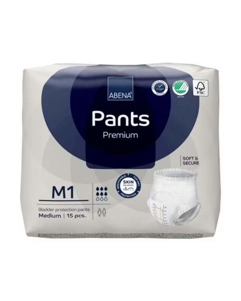 Abena Pants Premium M1 - Medium - Pack of 15 