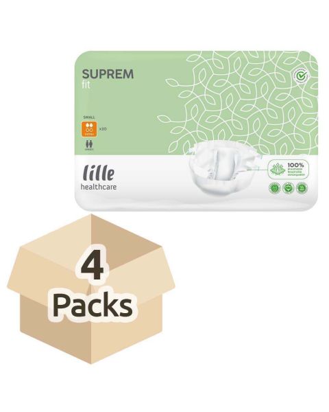Lille Healthcare Suprem Fit Extra Plus - Small - Case - 4 Packs of 20 