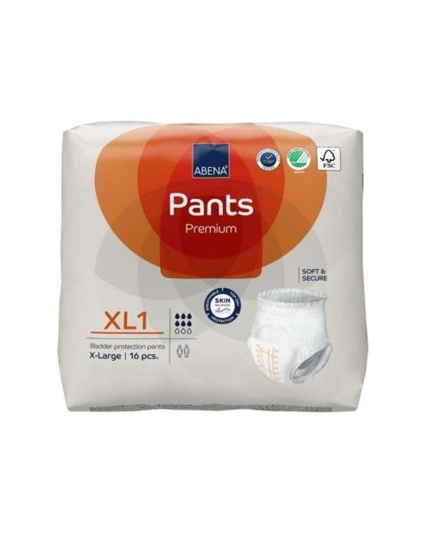 Abena Pants Premium XL1 - Extra Large - Pack of 16 