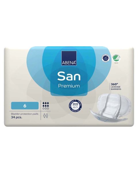 Abena San Premium 6 - Pack of 34 