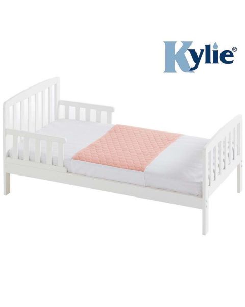 Kylie Washable Bed Pad - Pink - Junior (74cm x 50cm) - 1 Litre 