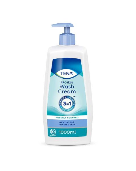 TENA ProSkin Wash Cream (Pump) - 1 Litre 