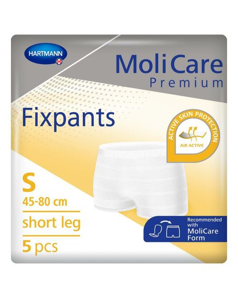 MoliCare Premium Fixpants - Short Leg - Small - Pack of 5 