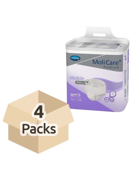 MoliCare Premium Mobile 8 - Small - Case - 4 Packs of 14 