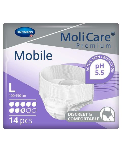 MoliCare Premium Mobile 8 - Large - Pack of 14 