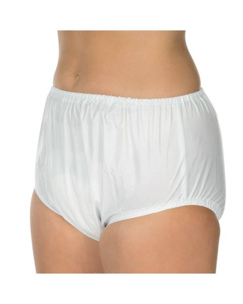 Suprima PVC Unisex Plastic Pants - White - Small 