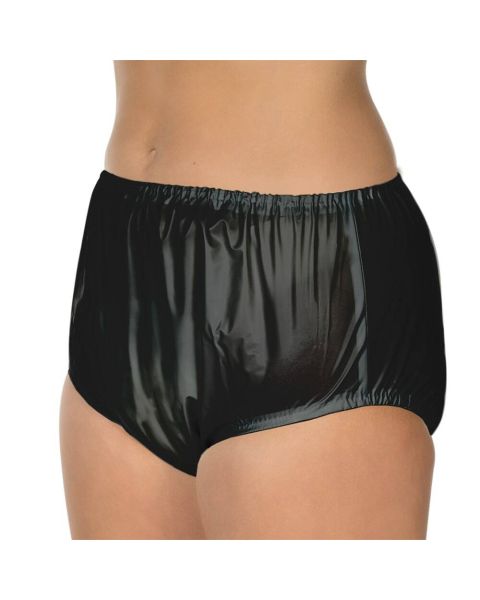 Suprima PVC Unisex Plastic Pants - Black - Small 