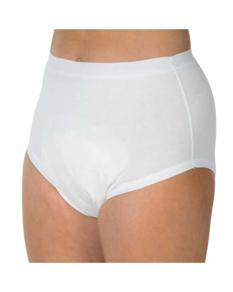 Suprima BodyGuard Discreet Ladies Fixation Pants - White - Medium 