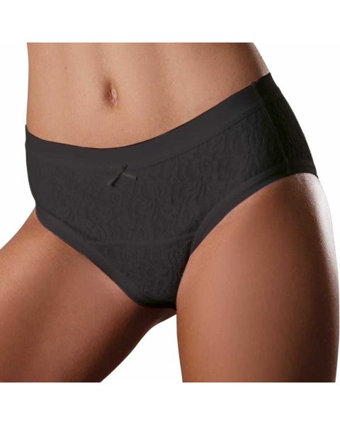 Suprima LaDonna Ladies Incontinence Underwear - Black - Small 