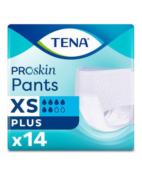 TENA Pants Plus - Extra Small - Pack of 14 