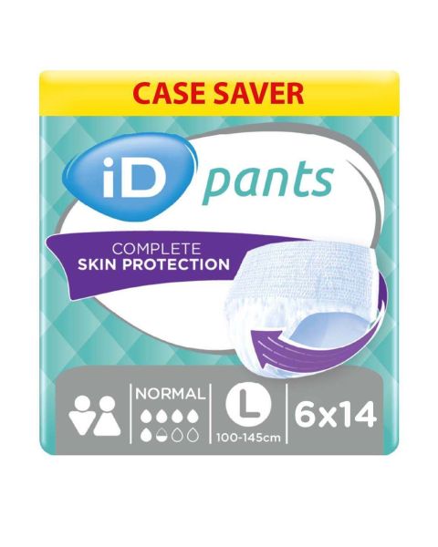iD Pants Normal - Large - Case - 6 Packs of 14 