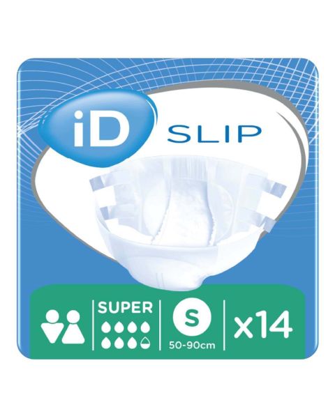 iD Slip Super - Small (Cotton Feel) - Pack of 14 