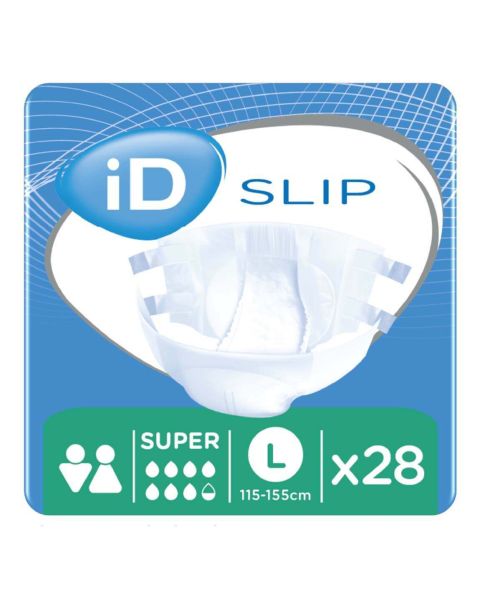 iD Slip Super - Large (Cotton Feel) - Pack of 28 