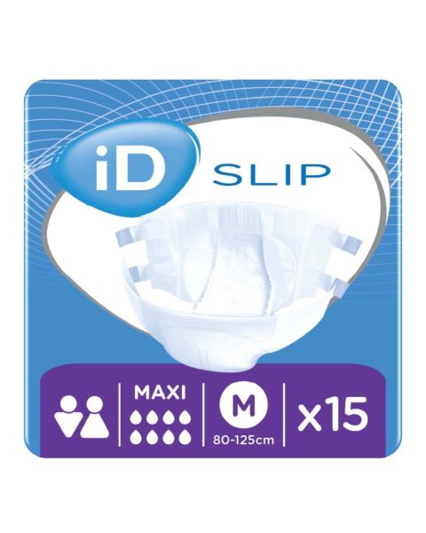 iD Slip Maxi - Medium (Cotton Feel) - Pack of 15 