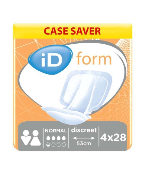 iD Form 1 Normal (Cotton Feel) - Case - 4 Packs of 28 
