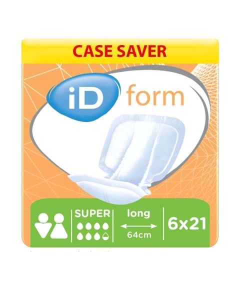 iD Form 2 Super (Cotton Feel) - Case - 6 Packs of 21 