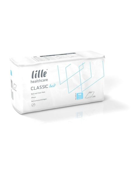 Lille Healthcare Classic Bed Pad with Tucks - Extra - 90cm x 180cm - Pack of 30 
