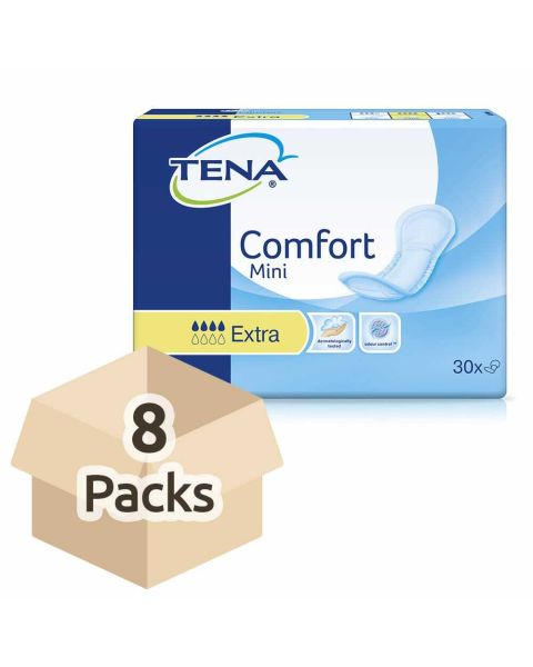 TENA Comfort Mini Extra - Case - 8 Packs of 30 