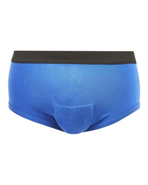 Drylife Male Washable Incontinence Pouch Pants - Blue - Large 
