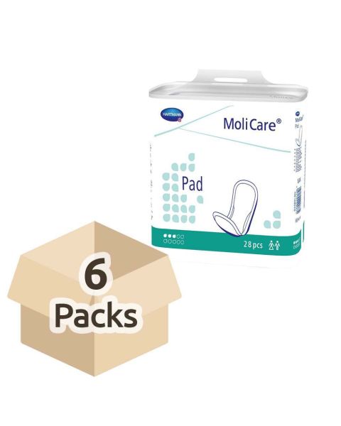 MoliCare Pad - 3 Drops - Case - 6 Packs of 28 