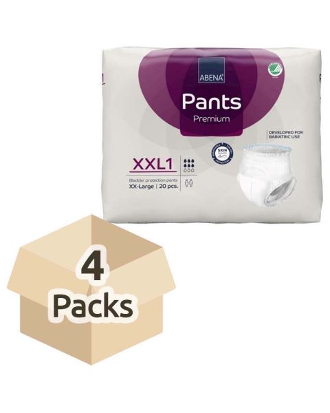 Abena Pants Premium XXL1 - XX-Large - Case - 4 Packs of 20 