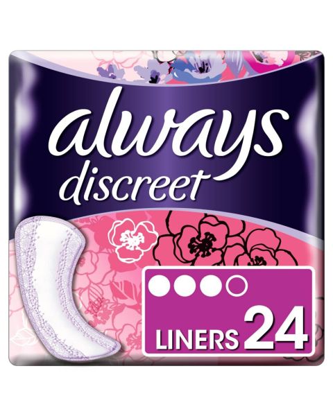 Always Discreet Liners - Pack of 24 