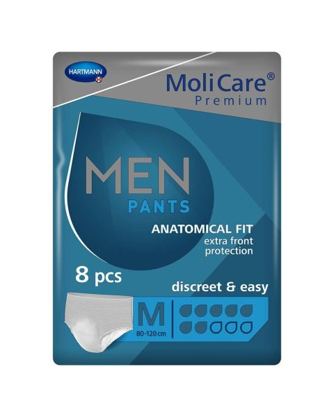 MoliCare Premium MEN Pants (7 Drops) - Medium - Pack of 8 