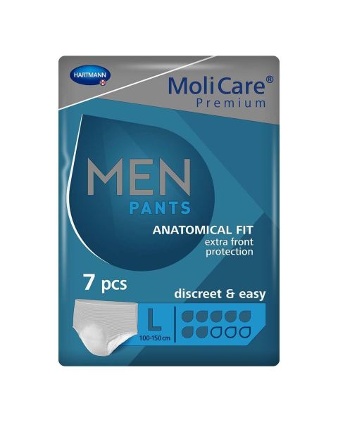 MoliCare Premium MEN Pants (7 Drops) - Large - Pack of 7 