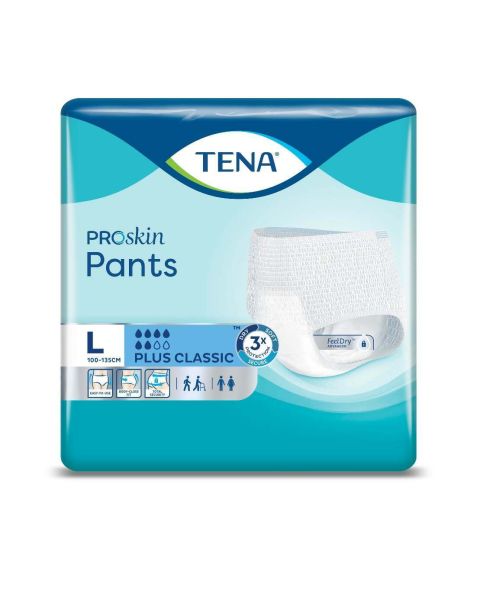 TENA Pants Plus Classic - Large - Pack of 10 