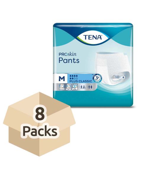 TENA Pants Plus Classic - Medium - Case - 8 Packs of 14 