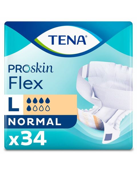 TENA ProSkin Flex Normal - Large - Pack of 34 