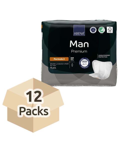 Abena Man Formula 2 - Case - 12 Packs of 15 