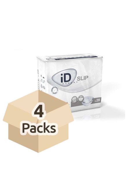 iD Expert Slip Normal - Large (Breathable Sides) - Case - 4 Packs of 28 