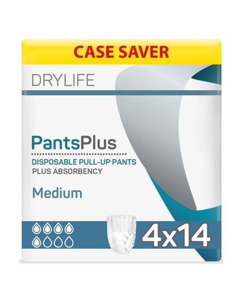 Drylife Pants Plus - Medium - Multipack - 4 Packs of 14 