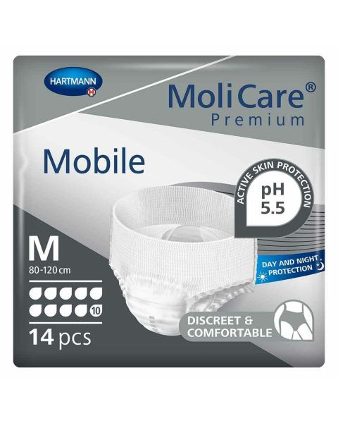 MoliCare Premium Mobile 10 - Medium - Pack of 14 